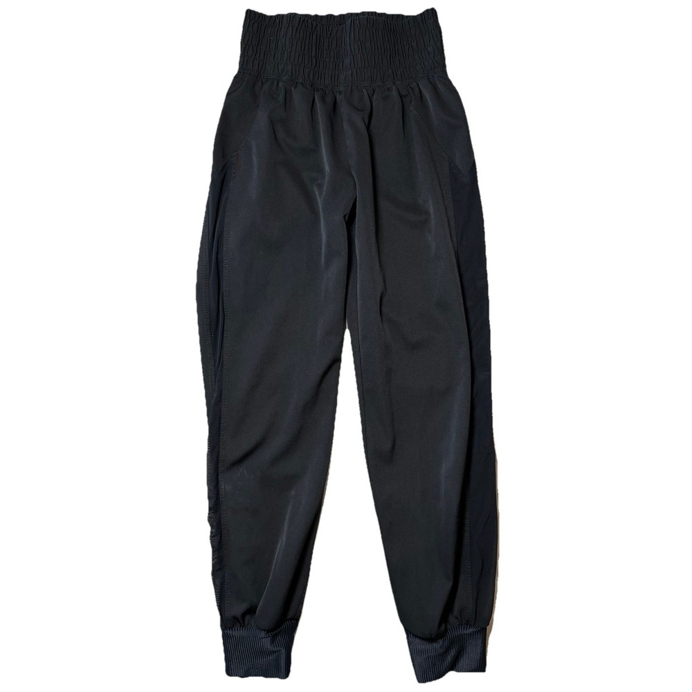 Five Dancewear The Label Pants Hannah Jogger Black Sz S Adult Sheer Panel